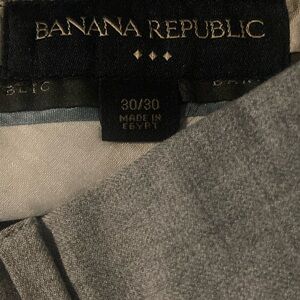 Banana Republic men’s 30/30 grey dress pants